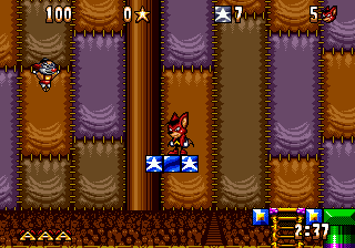 Скриншот игры Aero the Acro-Bat